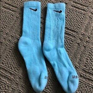 Light blue nike socks